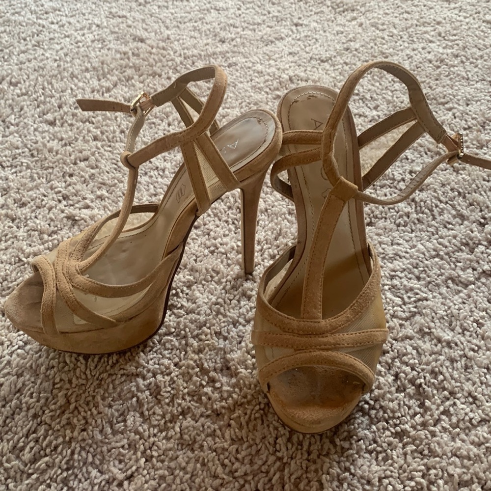 ALDO suede heels